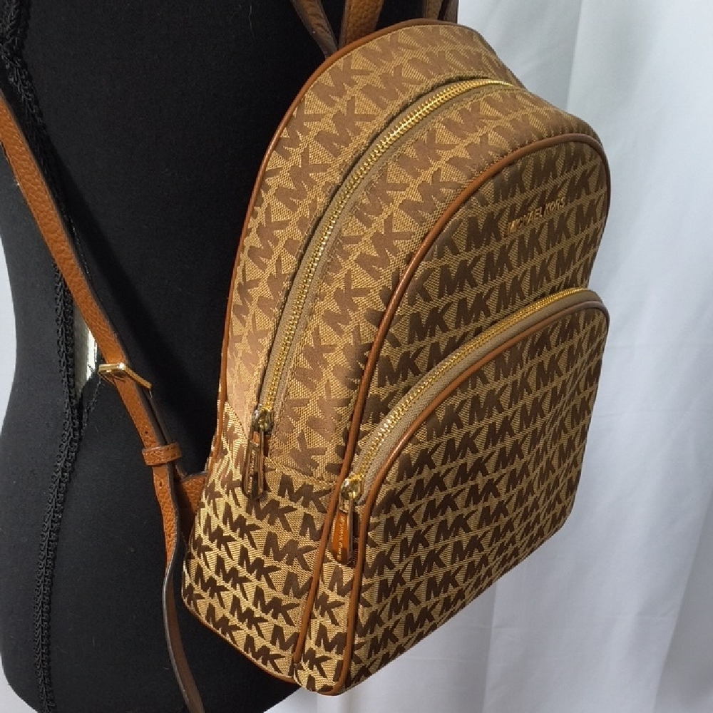 Like New Michael Kors Signature Jacquard backpack - Excellent Condition - Picture 7 of 12